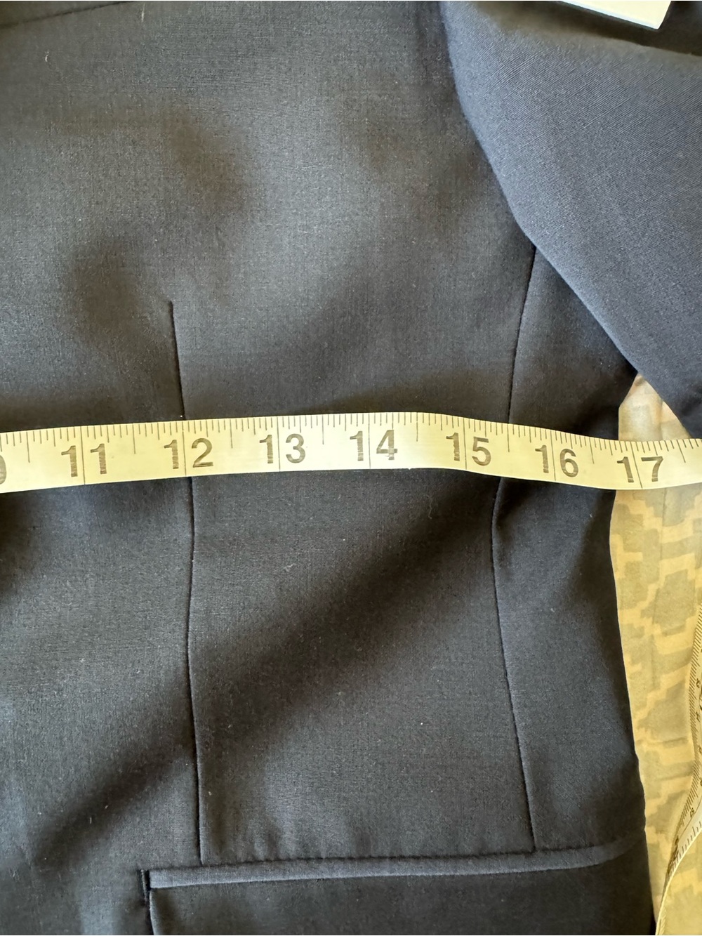 NWT Calvin Klein Men's Milo Skinny Fit Suit Jacket Navy Blue 36S Wool Blend - Picture 13 of 15